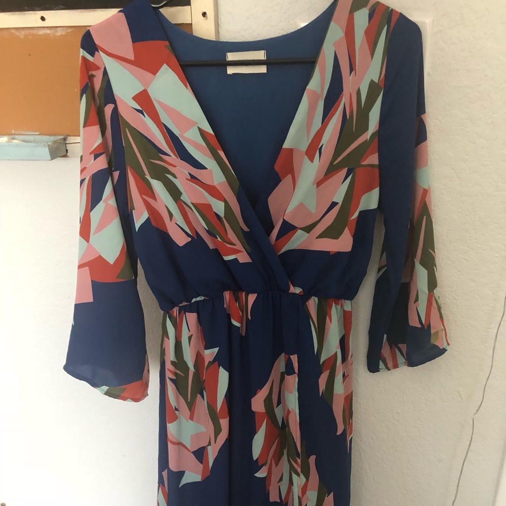 Colorful geometric maxi dress! ♥️